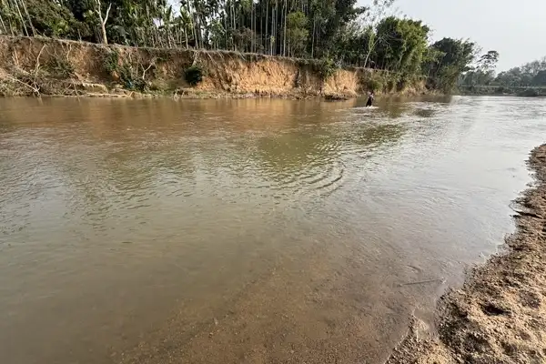 The pristine Dudhnoi River