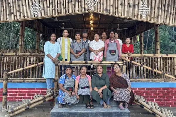 Community gathering at Manda Eco Park